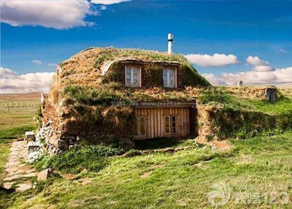 冰島傳統的小屋 冰島傳統的小屋