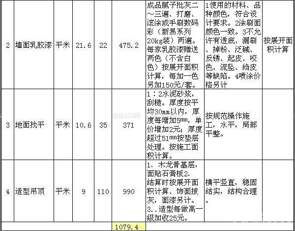 60平米房屋裝修預算