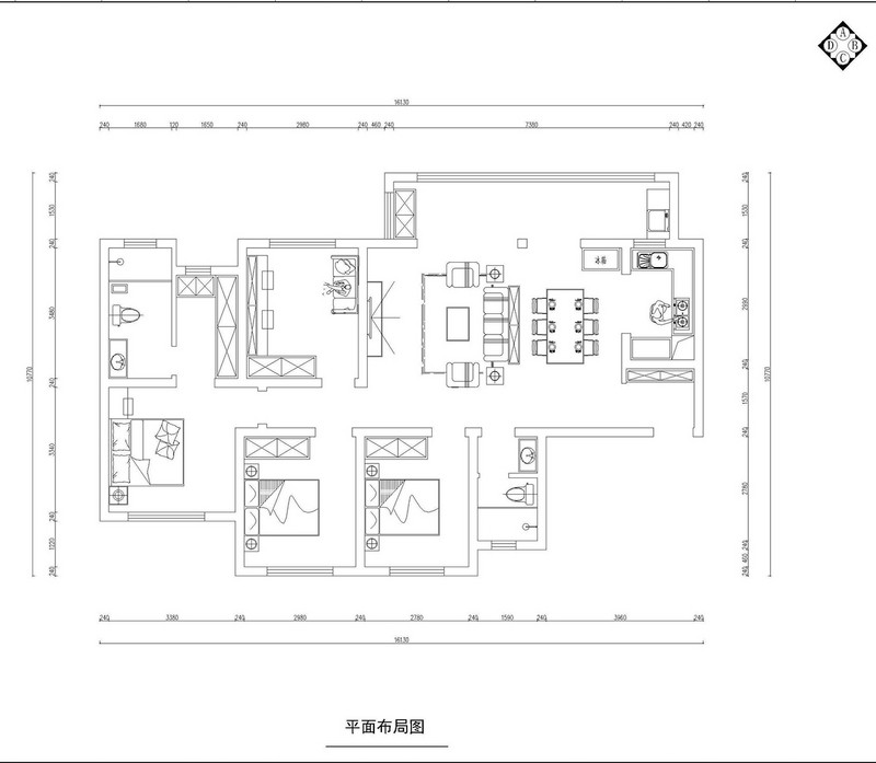 新希望天府錦麟壹品戶型圖